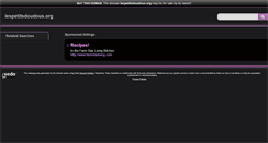 Desktop Screenshot of lespetitsdoudous.org